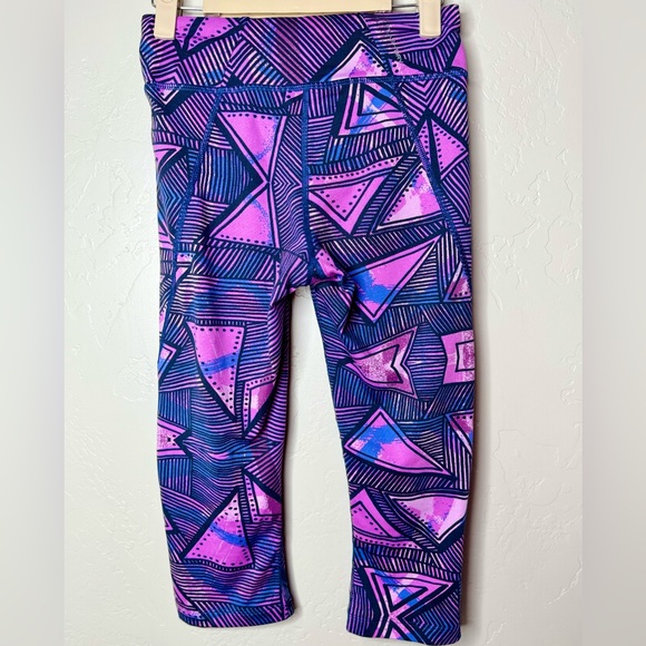 THE North Face MOTUS CAPRI III Legging purple flash dry SZ Small - EUC - Picture 4 of 16